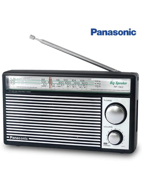3 Band Portable Radio RF-562DD2 Black/Noir