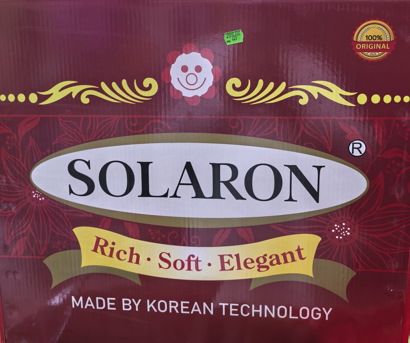 This appears to be a Solaron Korean Mink Blanket. Based on the packaging and similar listings, here are the details