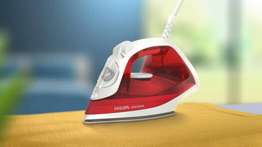 2000 Series Steam Iron 250 ml 2000 W DST2010/46 Red and White