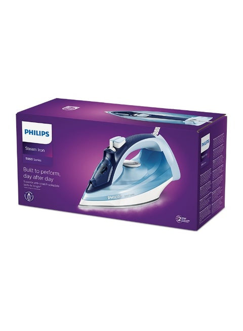 Philips 5000 Series Steam iron, Blue - DST5020/26 320 ml 2400 W DST5020/26 Blue/White