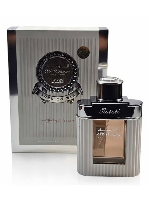 Rasasi Al Wisam Day Eau de Parfum - Long Lasting Fresh Men's Fragrance - 100ml